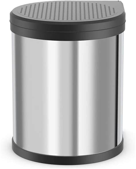 hailo 3555 101 compact box stainless steel bin 15l|Compact.